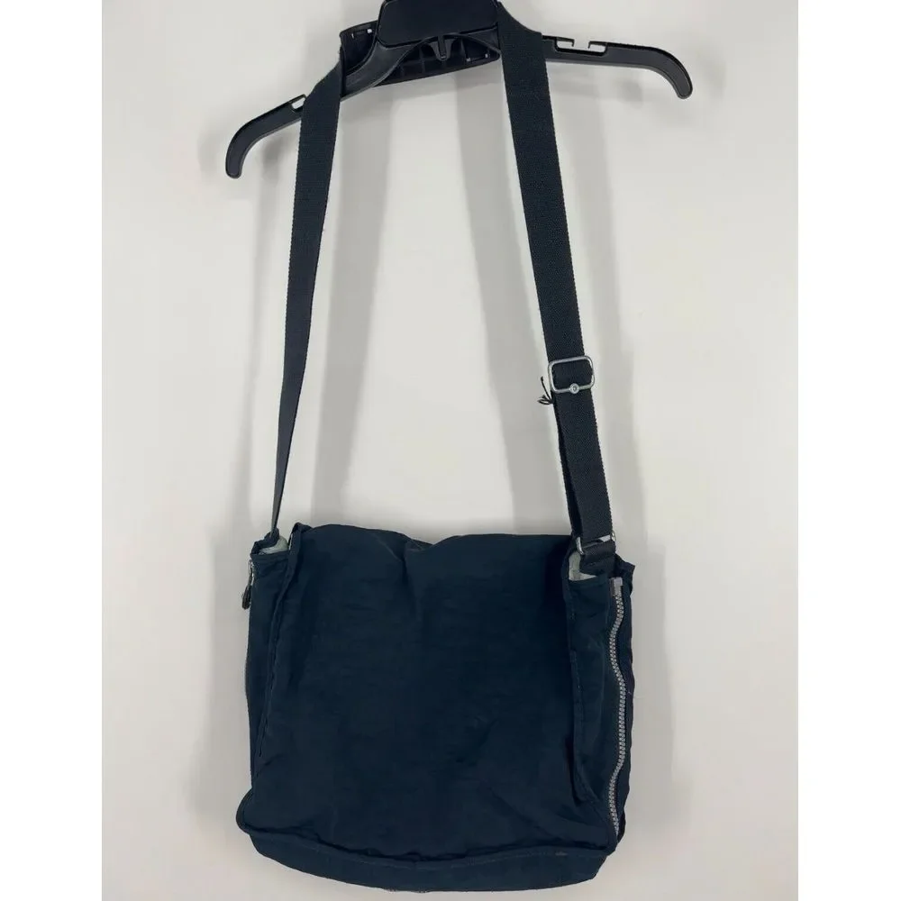 Kipling Oswin Messenger Crossbody Shoulder Bag Blue Bleu 2 M6 11.5